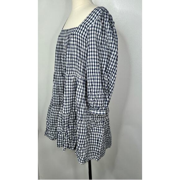 Rails Size XL Pippa Dress Sailor Check Tiered 100% Cotton NWOT - Picture 7 of 16